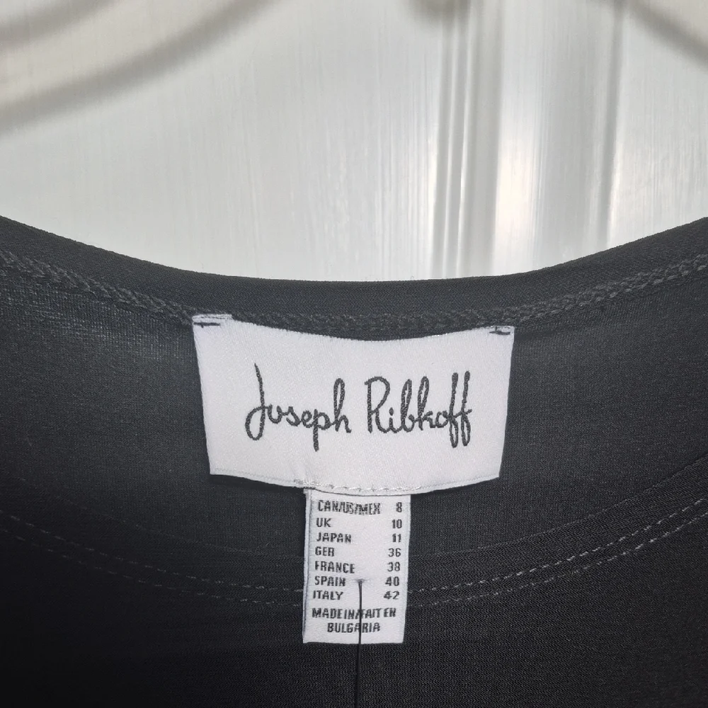 Joseph Ribkoff Black Tunic with Silver Studs NWT - Picture 2 of 4